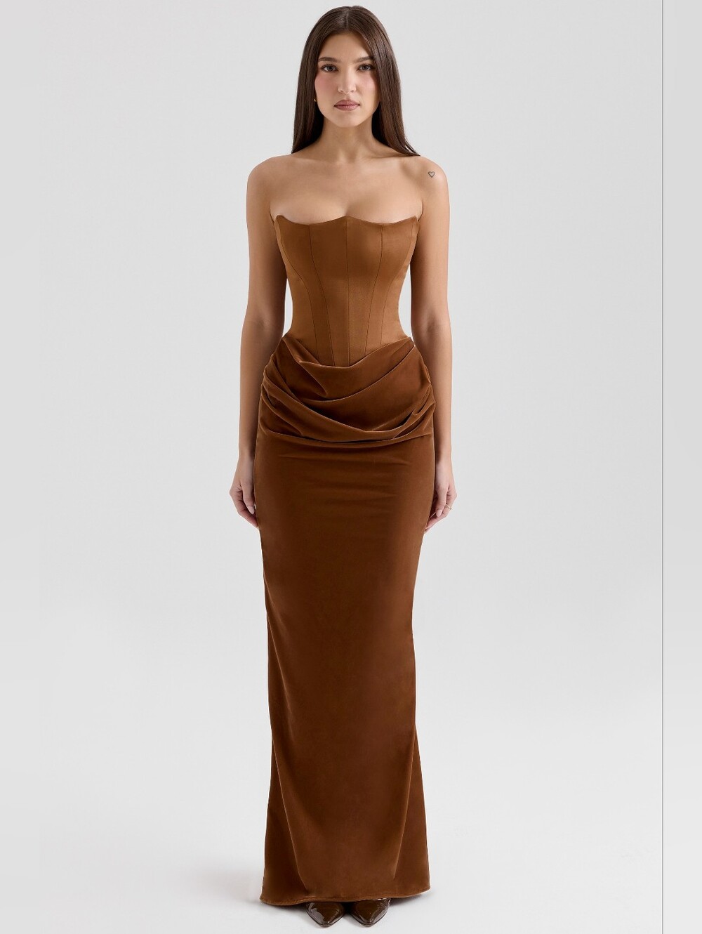 House of CB Velvet Toffee 'Persephone'- XS